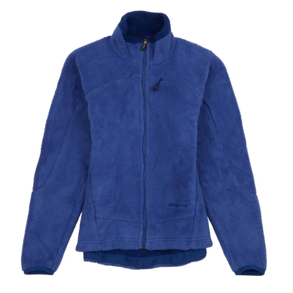 Patagonia Womens R4 Regulator Jacket M Blue Vintage 2005 USA Fleece EUC